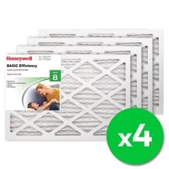 Honeywell Store 32 Honeywell 14x20x1 Standard Efficiency Allergen MERV 8 Air Filter (4 Pack)