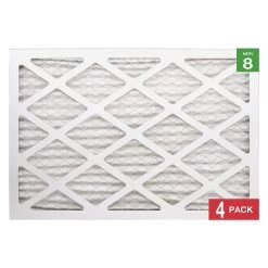 Honeywell 14x20x1 Standard Efficiency Allergen MERV 8 Air Filter (4 Pack) -Honeywell Store 14 x 20 x 1 Merv 8 4 pack air filter 3