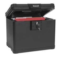 Honeywell Waterproof 30 Minute ETL Fire Resistant Letter Size File Chest - 1506 (.60 Cu Ft.) 6 Honeywell Waterproof 30 Minute ETL Fire Resistant Letter Size File Chest - 1506 (.60 Cu Ft.) -Honeywell Store 1506 honeywell waterproof fire resistant letter size file chest 2