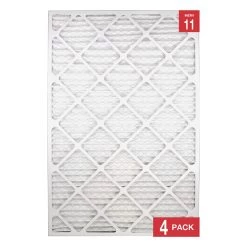 Honeywell 20x30x1 High Efficiency Allergen MERV 11 Air Filter (4 Pack) -Honeywell Store 20 x 30 x 1 Merv 11 4 pack air filter 3