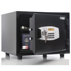 Honeywell 2114 Fire And Water Resistant Steel Security Digital Safe (1.07 Cu Ft.) -Honeywell Store 2114 fire water resistant steel safe 2