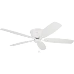 Honeywell Glen Alden Indoor Ceiling Fan, White, 52-Inch - 50180