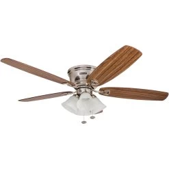 Honeywell Glen Alden Indoor Ceiling Fan, Brushed Nickel, 52-Inch - 50182 -Honeywell Store 50182 honeywell fan 3