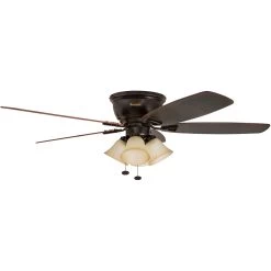 Honeywell Glen Alden Indoor Ceiling Fan, Oil Rubbed Bronze, 52-Inch - 50183 -Honeywell Store 50183 honeywell fan 2