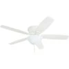 Honeywell Glen Alden Indoor Ceiling Fan, White, 52-Inch - 50518-03