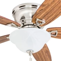 Honeywell Glen Alden Indoor Ceiling Fan, Brushed Nickel, 52-Inch - 50519-03 -Honeywell Store 50519 03 honeywell fan 6