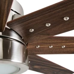 Honeywell Xerxes Indoor Control Ceiling Fan, Brushed Nickel, 62-Inch - 50608-03 -Honeywell Store 50608 03 honeywell fan 3