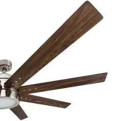 Honeywell Xerxes Indoor Control Ceiling Fan, Brushed Nickel, 62-Inch - 50608-03 -Honeywell Store 50608 03 honeywell fan 4