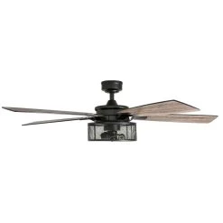 Honeywell Carnegie Indoor Ceiling Fan, Matte Black, 52-Inch - 50614-03 -Honeywell Store 50614 03 honeywell fan 5