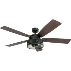 Honeywell Carnegie Indoor Ceiling Fan, Matte Black, 52-Inch - 50614-03 -Honeywell Store 50614 03 honeywell fan 7