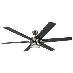 Honeywell Kaliza Indoor Ceiling Fan, Gun Metal, 56-Inch - 51035