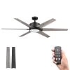 Honeywell Talbert Indoor Ceiling Fan, Matte Black, 62-Inch - 51851-01