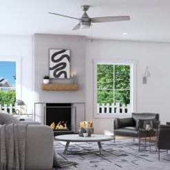 Honeywell Berryhill Indoor Ceiling Fan, Brushed Nickel, 48-Inch - 51857-01 -Honeywell Store 51857 honeywell ceiling fan 7