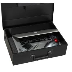 Honeywell 6110 Digital Steel Laptop Security Box With Secure Cable Tether (.48 Cu Ft.) 10 Honeywell 6110 Digital Steel Laptop Security Box With Secure Cable Tether (.48 Cu Ft.) -Honeywell Store 6110 fire resistant digital steel laptop security box 4