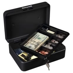 Honeywell 6112 Steel Cash Box (1 Bill / 5 Coin Slots) -Honeywell Store 6112 2