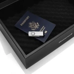 Honeywell 6124 Fire Resistant Steel Security Box With Carry Handle (0.16 Cu. Ft.) -Honeywell Store 6124 3