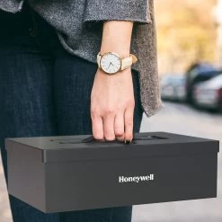 Honeywell 6124 Fire Resistant Steel Security Box With Carry Handle (0.16 Cu. Ft.) -Honeywell Store 6124 5