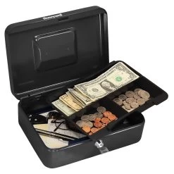 Honeywell 6202 Small Steel Cash Box (1 Bill/3 Coin Slots) -Honeywell Store 6202 2
