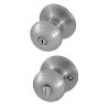 Honeywell Classic Privacy Door Knob, Satin Nickel, 8101302