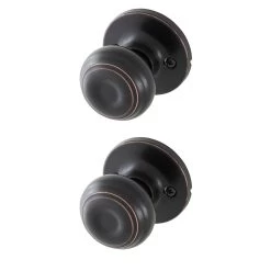 Honeywell Classic Passage Door Knob, Oil Rubbed Bronze, 8101403