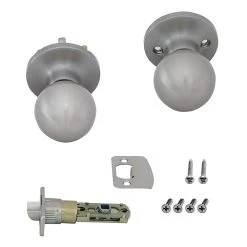 Honeywell Ball Passage Door Knob, Satin Nickel, 8102303 -Honeywell Store 8102303 3