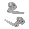 Honeywell Straight Entry Door Lever, Satin Nickel, 8104301