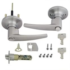 Honeywell Straight Entry Door Lever, Satin Nickel, 8104301 -Honeywell Store 8104301 3