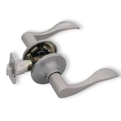 Honeywell Wave Passage Door Lever, Satin Nickel, 8106303 -Honeywell Store 8106303 2