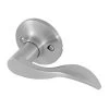 Honeywell Wave Door Lever Right Dummy, Satin Nickel, 8106304R