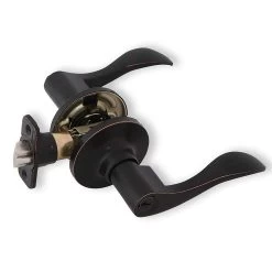 Honeywell Wave Entry Door Lever, Oil Rubbed Bronze, 8106401 -Honeywell Store 8106401 2