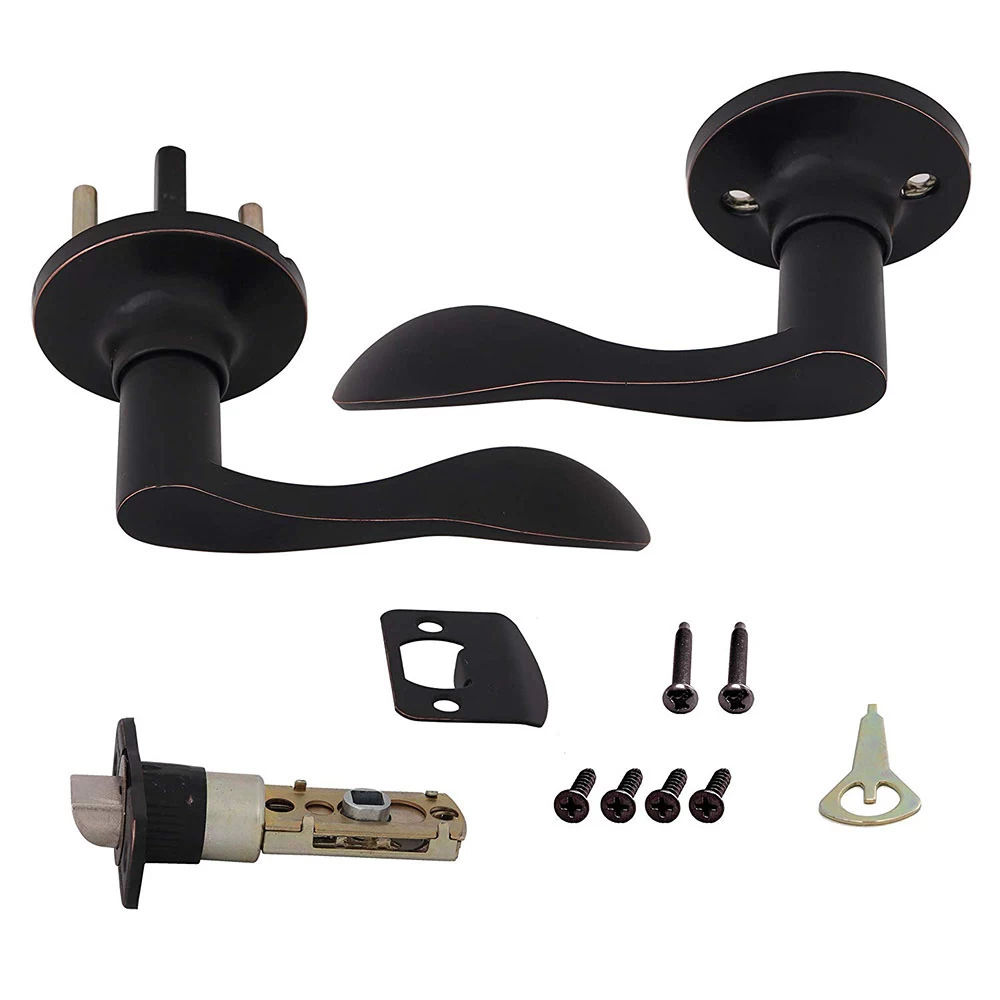 Honeywell Wave Passage Door Lever, Oil Rubbed Bronze, 8106403 4 Honeywell Wave Passage Door Lever, Oil Rubbed Bronze, 8106403 - Image 4