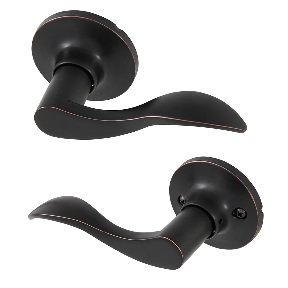 Honeywell Wave Passage Door Lever, Oil Rubbed Bronze, 8106403 1 Honeywell Wave Passage Door Lever, Oil Rubbed Bronze, 8106403