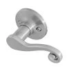 Honeywell Scroll Door Lever Right Dummy, Satin Nickel, 8108304R