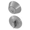 Honeywell Single Cylinder Deadbolt, Satin Nickel, 8111309