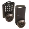 Honeywell Electronic Entry Knob Door Lock With Keypad In Oil Rubbed Bronze, 8732401