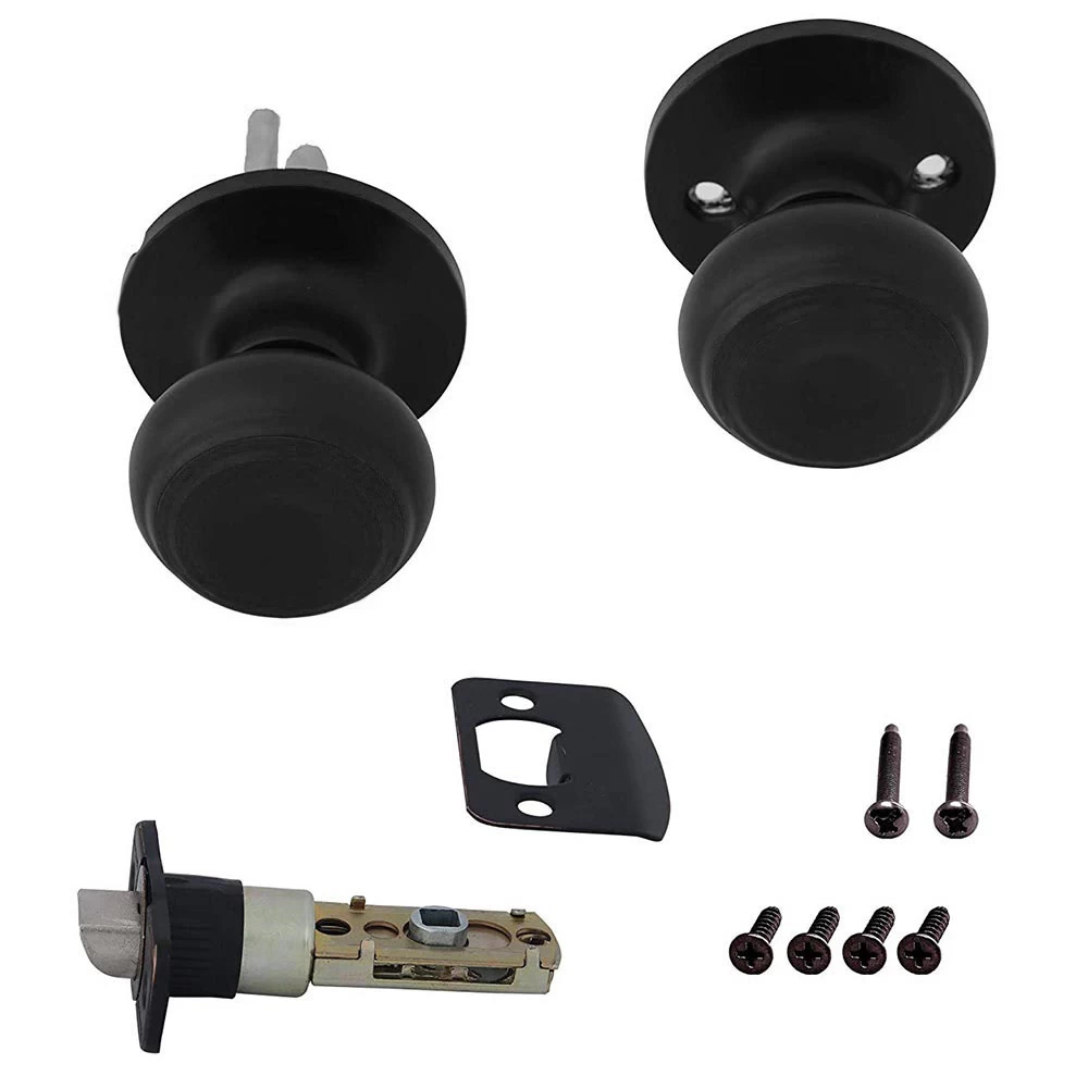 Honeywell Digital Deadbolt With Passage Knob, Matte Black, 8732505 5 Honeywell Digital Deadbolt With Passage Knob, Matte Black, 8732505 - Image 5