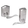 Honeywell Electronic Entry Lever Door Lock With Keypad In Satin Nickel, 8734301