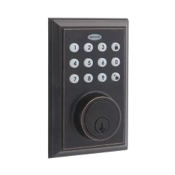 Honeywell Bluetooth Enabled Digital Deadbolt Door Lock With Keypad, Oil Rubbed Bronze, 8812409S