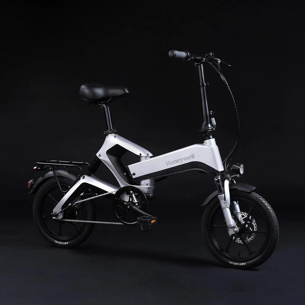 Honeywell Dasher Foldable Lightweight Electric Commuter Bike, Silver - 98004 2 Honeywell Dasher Foldable Lightweight Electric Commuter Bike, Silver - 98004 - Image 2