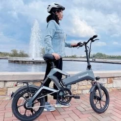 Honeywell Dasher Foldable Lightweight Electric Commuter Bike, Dark Gray - 98005 -Honeywell Store 98005 honeywell foldable lightweight commuter bike dasher dark grey 5