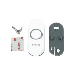 Honeywell Home 3 Series Portable Wireless Doorbell With Strobe Light And Push Button - RDWL313A -Honeywell Store RDWL313A2000E 3
