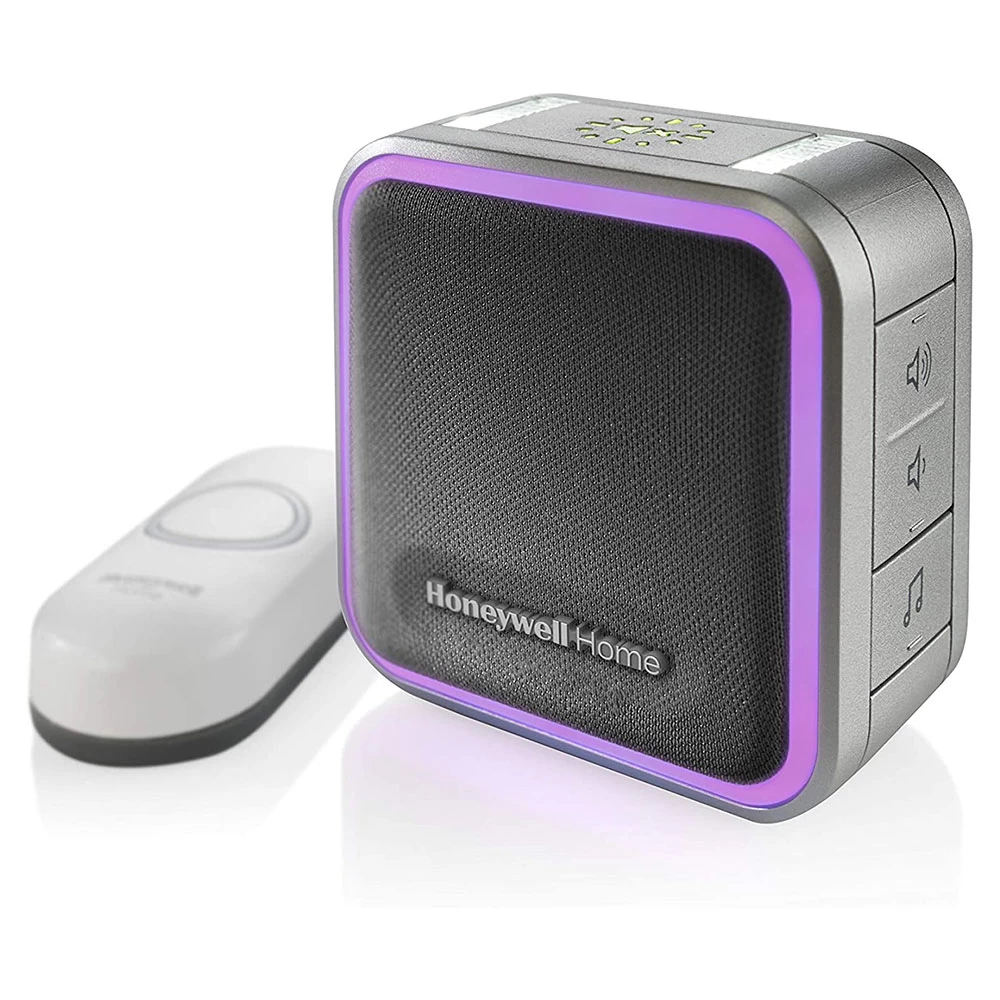 Honeywell Home 5 Series Portable Wireless Doorbell With Halo Light And Push Button - RDWL515A2000/E 2 Honeywell Home 5 Series Portable Wireless Doorbell With Halo Light And Push Button - RDWL515A2000/E - Image 2
