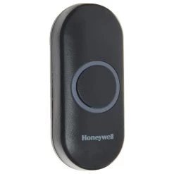 Honeywell Home Wireless Doorbell Push Button For Series 3, 5, 9 Door Bells (Black) - RPWL401B
