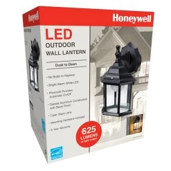 Honeywell LED Outdoor Wall Mount Lantern Light, 3000K, 625 Lumens, SS01A1-08 6 Honeywell LED Outdoor Wall Mount Lantern Light, 3000K, 625 Lumens, SS01A1-08 -Honeywell Store SS0101 08 honeywell led outdoor wall mount lantern light 2