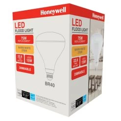 Honeywell 15W, 75W Equivalent, BR40 Dimmable LED Bulb Set, B407527HB110 5 Honeywell 15W, 75W Equivalent, BR40 Dimmable LED Bulb Set, B407527HB110 -Honeywell Store b407527hb110 ds 2