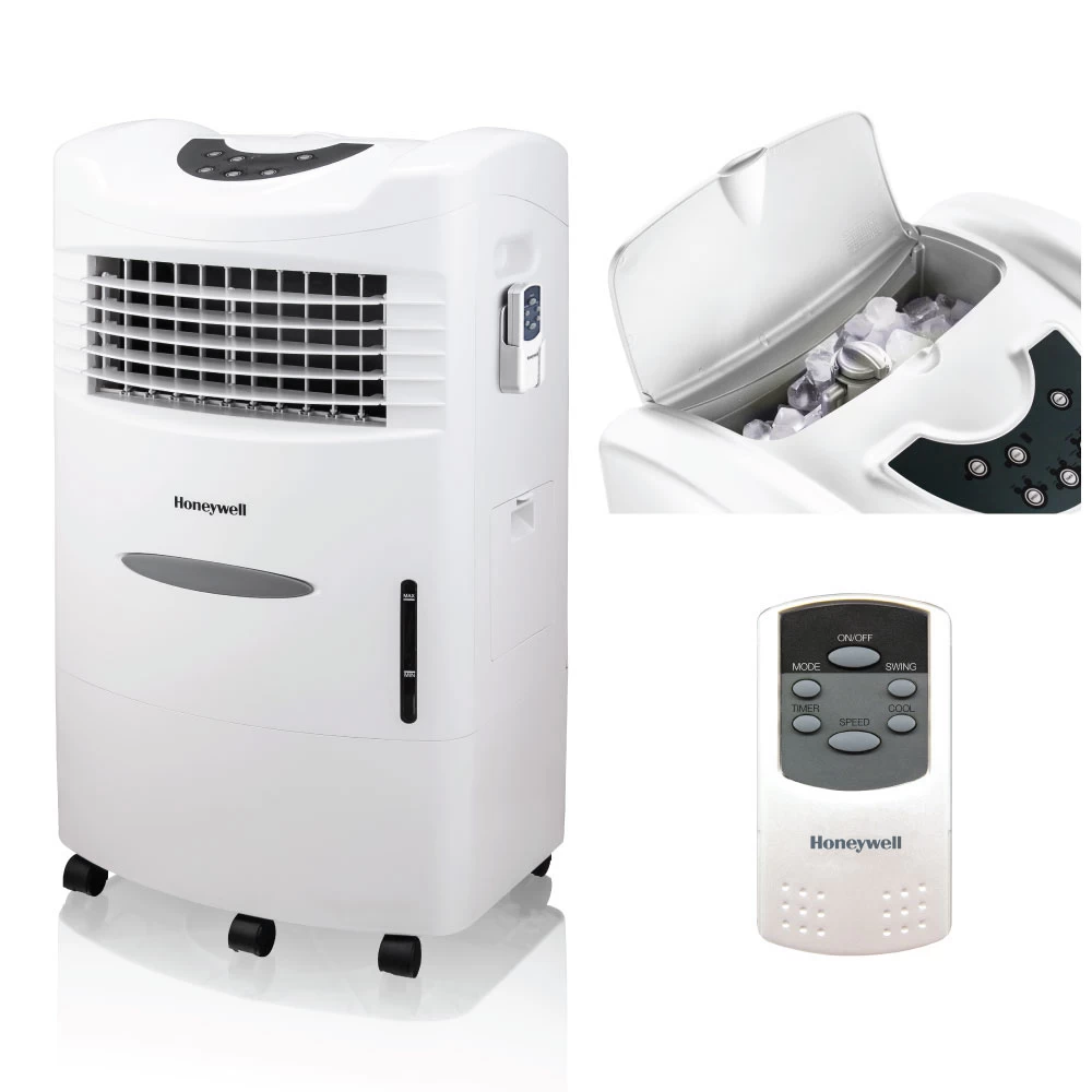 Honeywell CL201AEW Evaporative Air Cooler With Remote Control, 470 CFM - 5.3 Gallon Tank (White) 5 Honeywell CL201AEW Evaporative Air Cooler With Remote Control, 470 CFM - 5.3 Gallon Tank (White) - Image 5