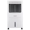 Honeywell CL202PEU Indoor Portable Evaporative Air Cooler, Humidifier, And Fan, 700 CFM Swamp Cooler - 4.75 Gallon Tank (White)