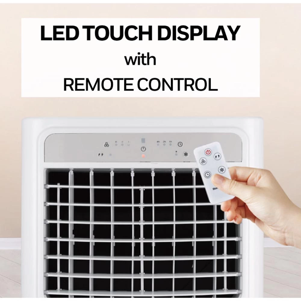 Honeywell CL202PEU Indoor Portable Evaporative Air Cooler, Humidifier, And Fan, 700 CFM Swamp Cooler - 4.75 Gallon Tank (White) 4 Honeywell CL202PEU Indoor Portable Evaporative Air Cooler, Humidifier, And Fan, 700 CFM Swamp Cooler - 4.75 Gallon Tank (White) - Image 4