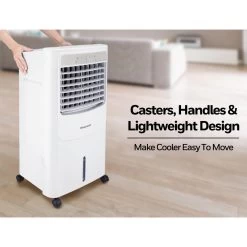 Honeywell CL202PEU Indoor Portable Evaporative Air Cooler, Humidifier, And Fan, 700 CFM Swamp Cooler - 4.75 Gallon Tank (White) 13 Honeywell CL202PEU Indoor Portable Evaporative Air Cooler, Humidifier, And Fan, 700 CFM Swamp Cooler - 4.75 Gallon Tank (White) -Honeywell Store cl202peu honeywell indoor evaporative air cooler 4