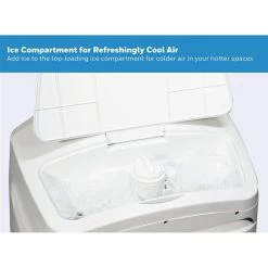 Honeywell CL30XCWW Indoor Portable Evaporative Air Cooler, Fan And Humidifier With Ice Compartment, 806 CFM - 7.9 Gallon Tank (White) -Honeywell Store cl30xcww evaporative air cooler for indoor and outdoor use 30 liter white 6